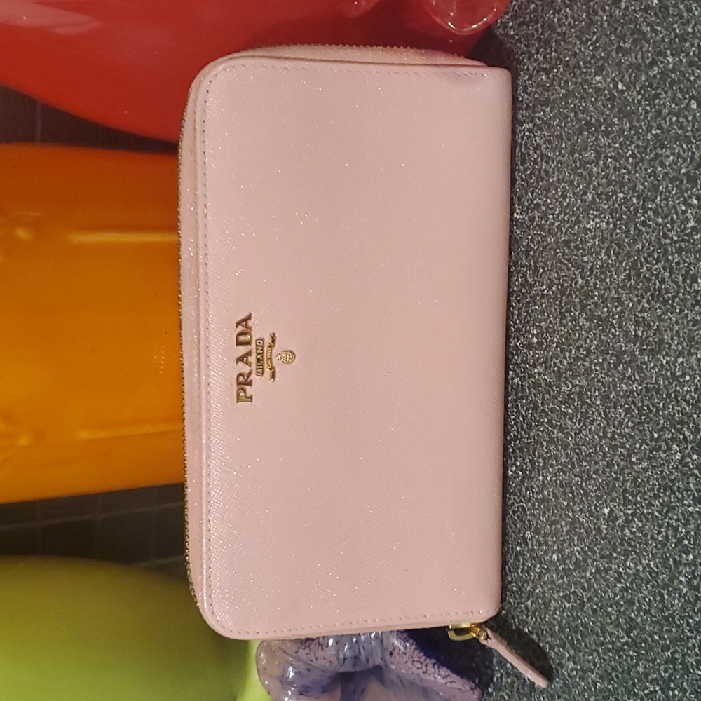 Prada Saffiano Zippy Wallet